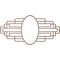 Ekena Millwork Elizabeth Wood Fretwork Pierced Ceiling Medallion, 16"W x 8"H x 4 3/8"IW x 7 5/8"IH x 3/8"T CMWP16X08X0375EBMF - alternate 4